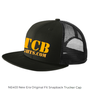 NE403 New Era Original Fit Snapback Trucker Cap TCB Black