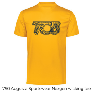 790 Augusta Sportswear Nexgen Wicking Tee TCB Gold