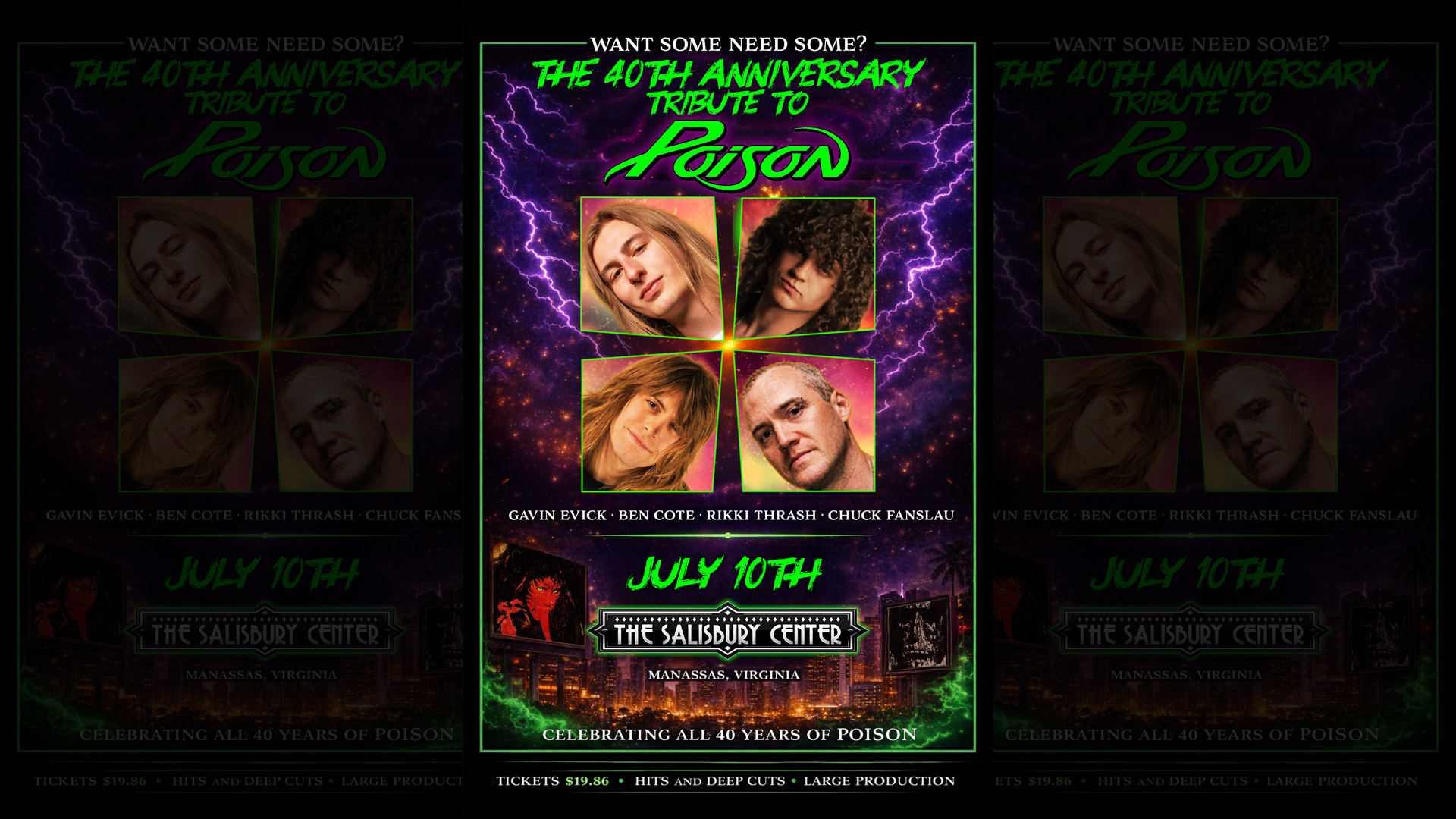 The 40th Anniversary Tribute to Poison Concert – July 10, 2026