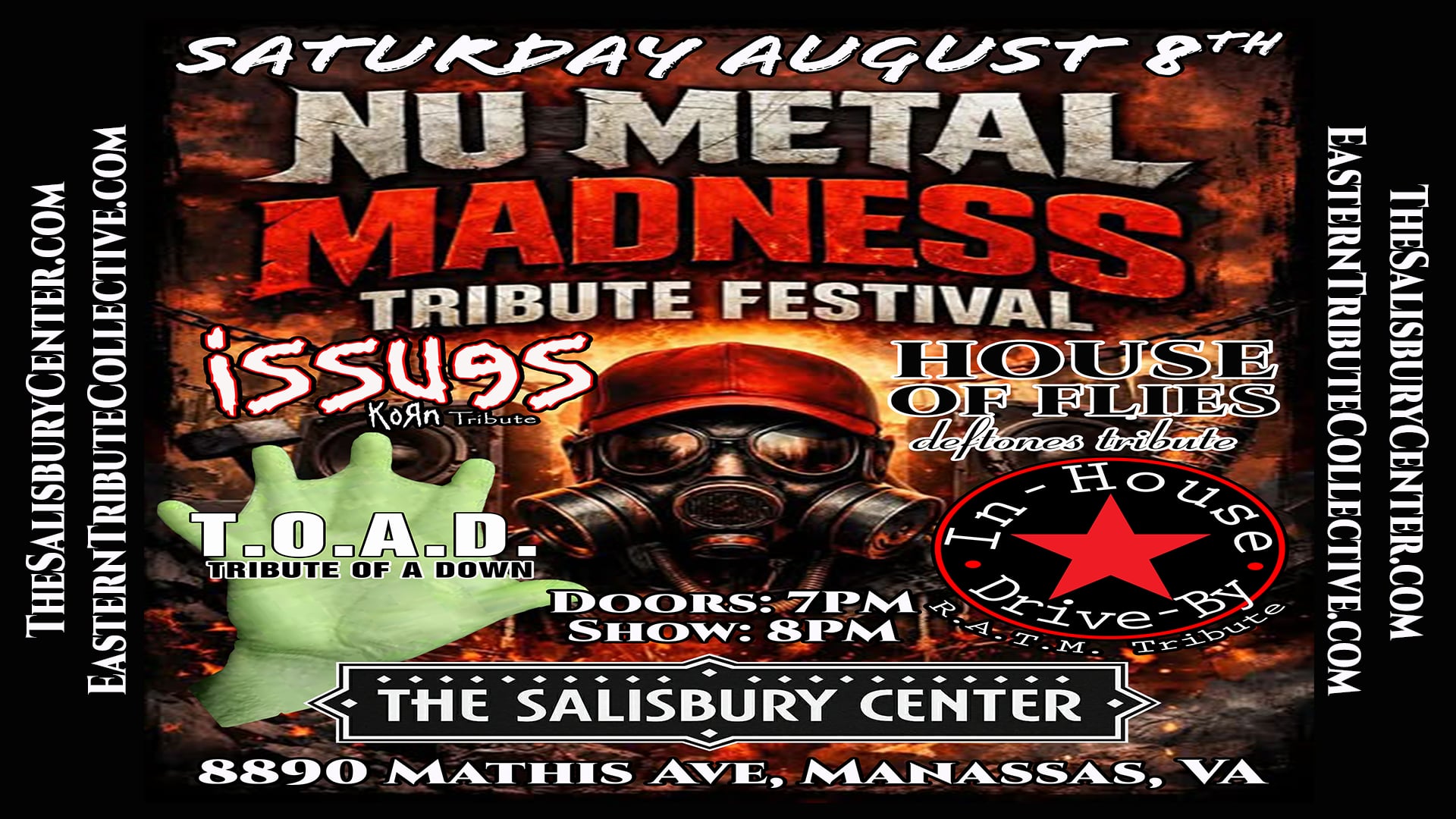 Nu Metal Madness – August 8, 2026