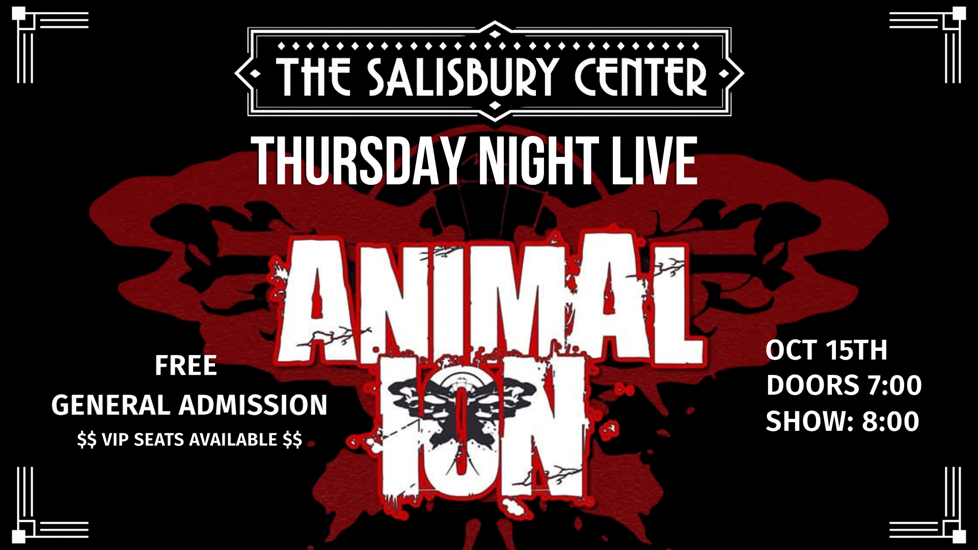 Animal Ion LIVE October 15 2026