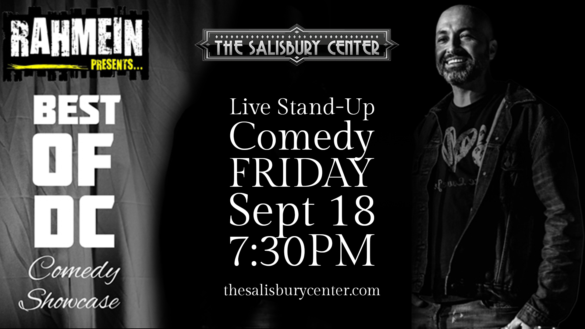 Best of DC LIVE Stand-Up Comedy at The Salisbury Center Sept 18 2026